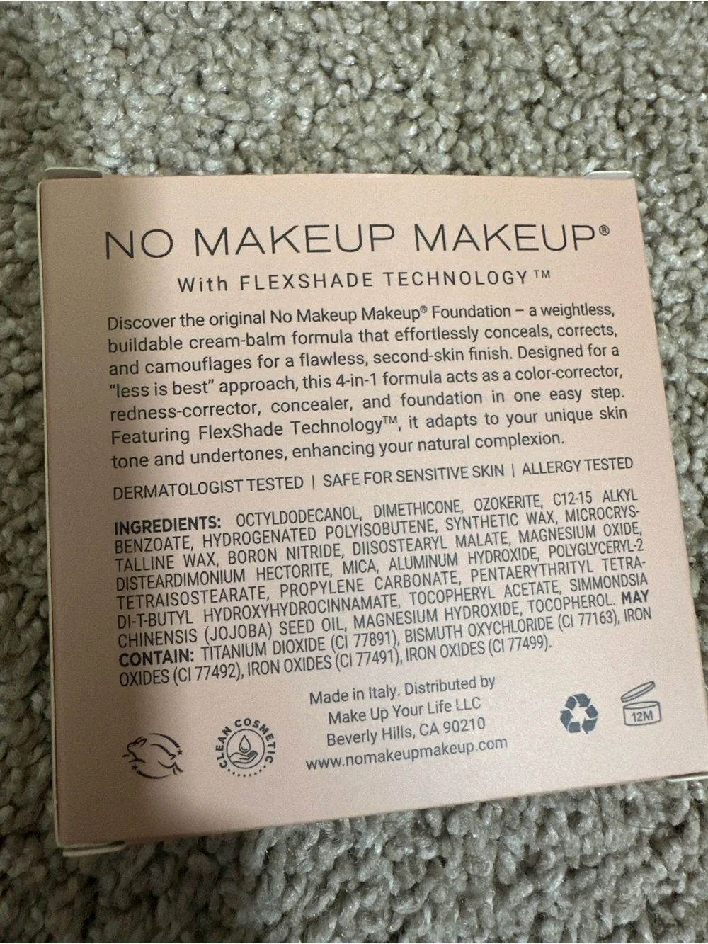 New In Box The Original No Makeup Makeup Foundation in Shade Natural $55